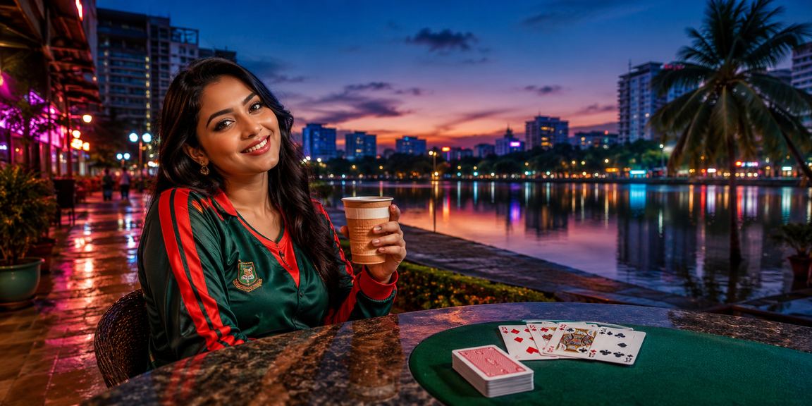 ঢাকায় ক্রিকেট বেটিং নিয়ন লাইট পরিবেশ